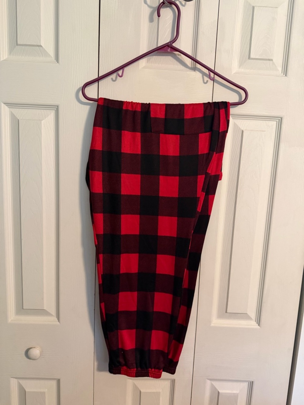 Red and Black Buffalo Plaid Comfy Lounge Pants